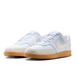 Nike Men's Size 15 Court Vision Grey/Pale Ivory/Gum Light Brown IB2998-002